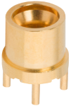 SMPM Male PCB Surface Mount Connector (Glass Seal) FD, 4 Legs, 3211-60524
