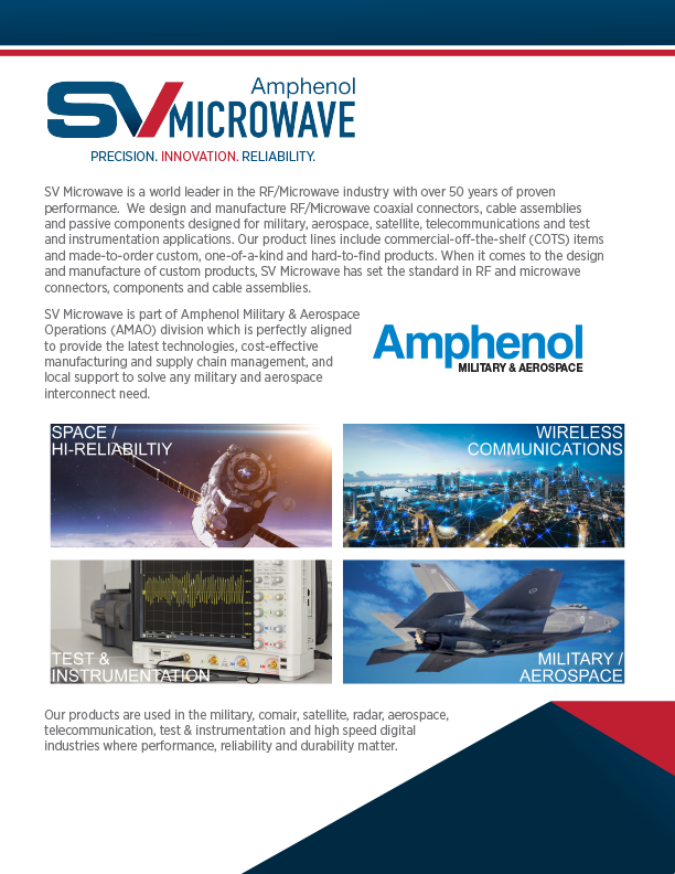 SV Microwave Overview