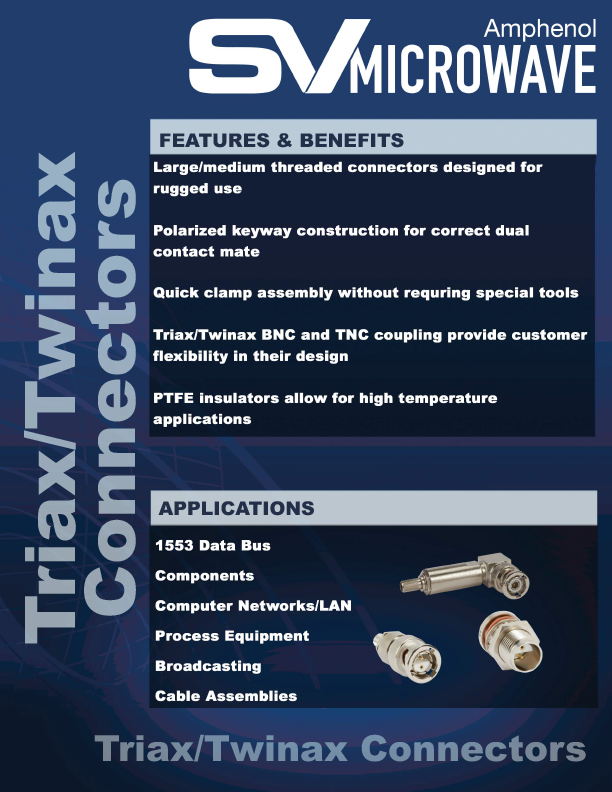 Triax/Twinax Connectors